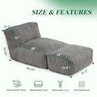 Large Bean Bag Chair For Adults - Giant Sofa Lounger  Comfortable   Cozy Couch