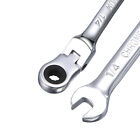 Flex-head Ratcheting Combination Wrench Sae 72 Teeth 12 Point Box Ended
