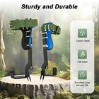 Tree   Pole Climbing Spikes Set Belt Rope Safety Lanyard With Carabiner 2 Gear