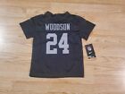 Nwt Toddler kids 2-3t 4-5t 6-7t Oakland Raiders Charles Woodson Stitched Jersey
