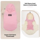 Dog Coat With Hood dog Jacket With Harness For Small Dog pink Xs