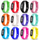 Pedometer Watch Digital Lcd Waterproof Silicone Sport Wrist Band Step Counter