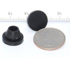 Rubber Bumper feet  Fits 3 8  Hole  W  5 8    Od   1 8  Height  Fits 1 16  Panel