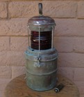  Large Antique Perko Perkins Maritime Copper Lantern 16 5   Original Glass Globe