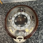 Seiko Melodies In Motion Wall Clock The Beatles   Elvis 14 5   x17 5    Excellent