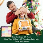 Bath Bombs Gift Set     9 Fragrances With Essential Oils  Fizzy   Foamy Aromathe