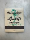 Vintage Marine Room Spindrift Lounge Full Unstruck Matchbook La Jolla San Diego
