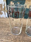 Vintage Western Cattle Brand Cowboy Highball Tumbler Barware Glass Set Of 5