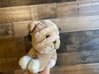 Brando Bulldog Vtg 1986 Applause Stuffed Plush Dog Orange Eyes Original Hang Tag