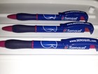 Pharmaceutical Drug Rep Seroquel Navy  Blue Pens Lot Of 3 Used