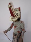 Bali Wayang Rod Puppet - We Call It The Grotesque Grandma - 26  Tall  Handmade 