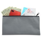 Zippered Money Pouch Bank Bag Security Deposit Bags Assorted Colors 6 Pack