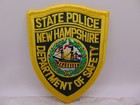 Vintage Obsolete Embroidered Patch State Police New Hampshire Department Safety