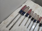 Big Lot Vintage Clear Handle Screwdrivers - Various Styles Brands Craftsman Etc