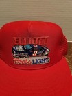 Vintage Bill Elliott Coors Light  9 Snapback Trucker Hat Cap Red Nascar Nos