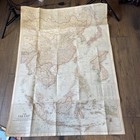 China  Far East Vintage Map Of Asia 1952  Large Map 29    X 39     