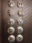 Nickel Plated Slotted Star Round Conchos  1 1 2   Pack Of 10