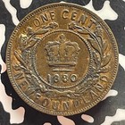 1880 Newfoundland Large Cent Lot t4733 Nice  Round  0 
