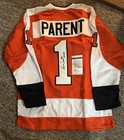 Bernie Parent Autographed Signed Hockey Jersey Jsa Coa Philadelphia Flyers Hof