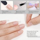 2pcs 16ml Uv Nail Glue   Base Gel - 2-in-1 For Acrylic Tips  Led Cured