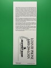 1994 Sonics Vs Nuggets - Ticket Stub - Game 5 Nba Playoffs First  8 Seed Over  1
