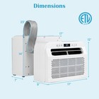 Rv Window Air Conditioner  6500 Btu Window Ac Unit W  Wifi App Voice Control