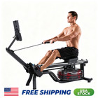 Water Rowing Machines For Home Use Foldable Rower Machine With Digital Monitor