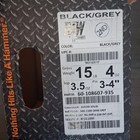 Hammer Raw Solid Black grey  Bowling Ball 15 Lb   New In Box    109