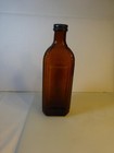 Antique Mckesson s Cod Liver Oil Bottle  embossed Cod Fish  Scales On Sides