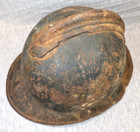 Vintage M26 French Adrian Helmet Spanish Civil War Variant Relic Condition 