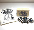 Vtg Braid-aid Set Of Three 3-way Rug Braiding Adjustable Tools W  Instructions 