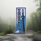Toronto Canada Cn Tower Iron On Adventure Travel Patch