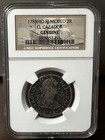 1783 Mo Ff Mexico Silver 2 Reales Ngc El Cazador Shipwreck Boxed Set Nice Detail