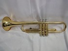 Yamaha Trumpet Ytr-1335sb7-9 Gold W  Case  Mouthpiece Tested Used From Japan