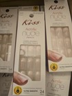 8 Boxes Of Kiss Acrylic Nude Nails - M Length