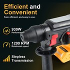 Cordless Sds Hammer Drill For Dewalt 20v Max Battery  Brushless Rotary Hammer Dr