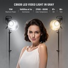 Neewer Cb60b 70w Led Video Light  Bi-color 2700k-6500k  Cri97   2 4g   App