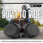 Ds18 Ryderbt Bluetooth Speakers Amplified For Motorcycle Handlebar Mount
