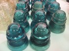 Vintage Glass Insulator Hemingray 42 Blue - Buy More Save More 