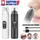 New Rechargeable Men s Electric Nose Hair Clipper Trimmer Ear Face Shaver Type-c