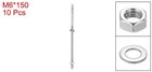 10set 1 4  X 6  Stainless Steel Wedge Concrete Anchors include Washers Nuts 