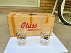 Vintage Chevy Corvair Drinking Glasses 1965 Case Mcm Ed Stinn Cleveland Promo