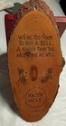 Vtg F  Plasman Wood Bark Plaque New Mexico Souvenir Mid Century Kitsch Folk Art 