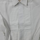 Vintage After Six Men   s Tuxedo Shirt White Size 16 1 2 32