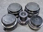 Lot Of 5 Vintage Camera Lenses Set   Accessories Bulk Video Lense