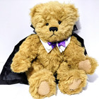 Vampire Bear - Cottage Collectibles - Ganz - Jointed Teddy Plush - Vintage 1999