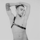 Chest Garter Women Men Unisex Pu Leather Harness Bondage Belt Suspenders Strap