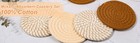 Manti Drink Coasters Set Of 8  4 Colors Absorbent Coasters For Drinks 