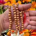 Lab Certified 8 Mm 108 1 Bead White Sandalwood Safed Chandan Jaap Japa Mala