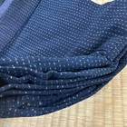 Kimono Kasuri Indigo Cotton Men Vintage Japanese Textile For Reuse Ready